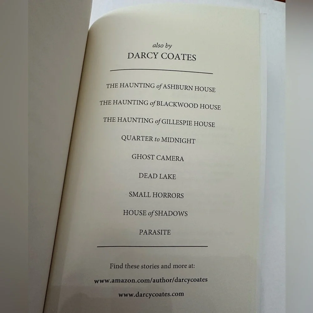 The Folcroft Ghosts by Darcy Coates Paperback Book Horror Mystery Ghost Story